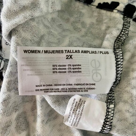 Skinnygirl Women's Plus Size Snake Print Joggers Pants With Pockets 2X NEW - Picture 10 of 11